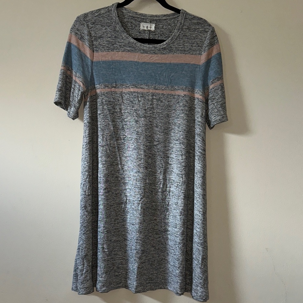 Lou & Grey Charcoal Knit Top